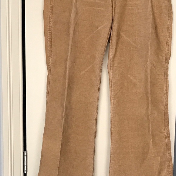 Tan corduroy flare pants Express Stretch size 11-12 36” x 32” (inseam) - Picture 2 of 8